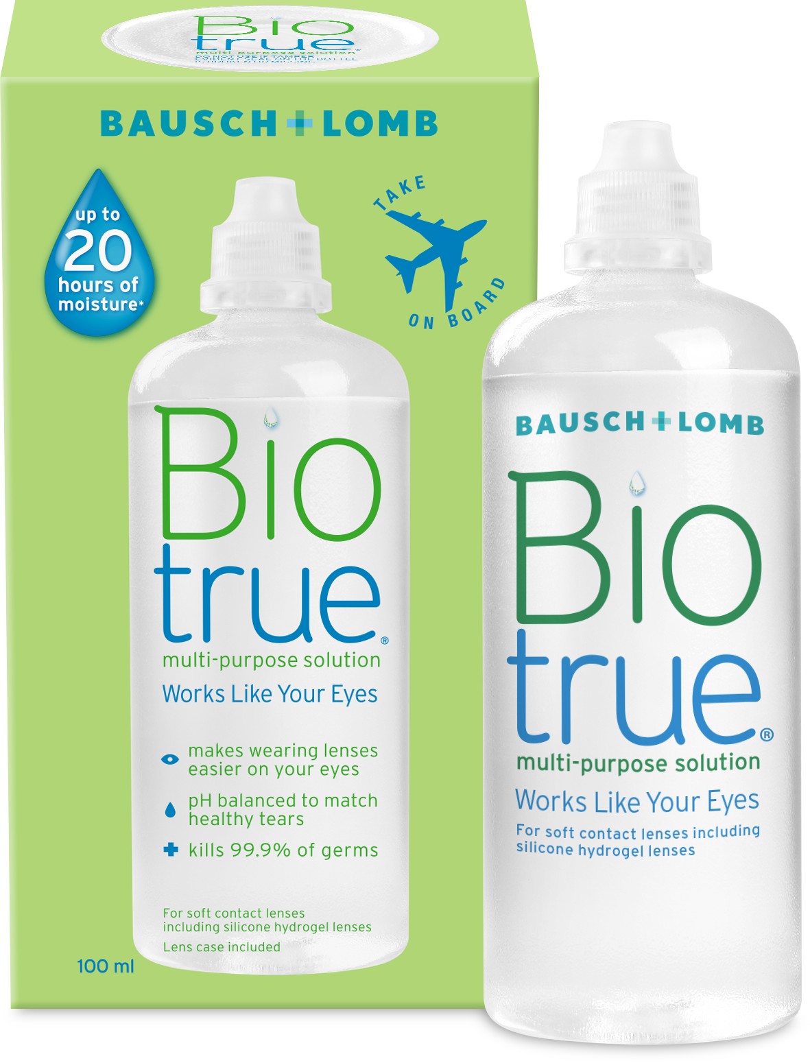 Розчин для лінз Bausch & Lomb Biotrue 60 мл